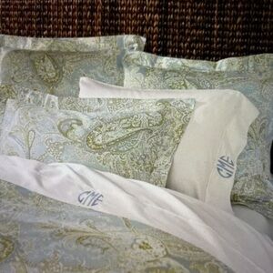 Pottery Barn Sienna Paisley KING duvet cover EUC